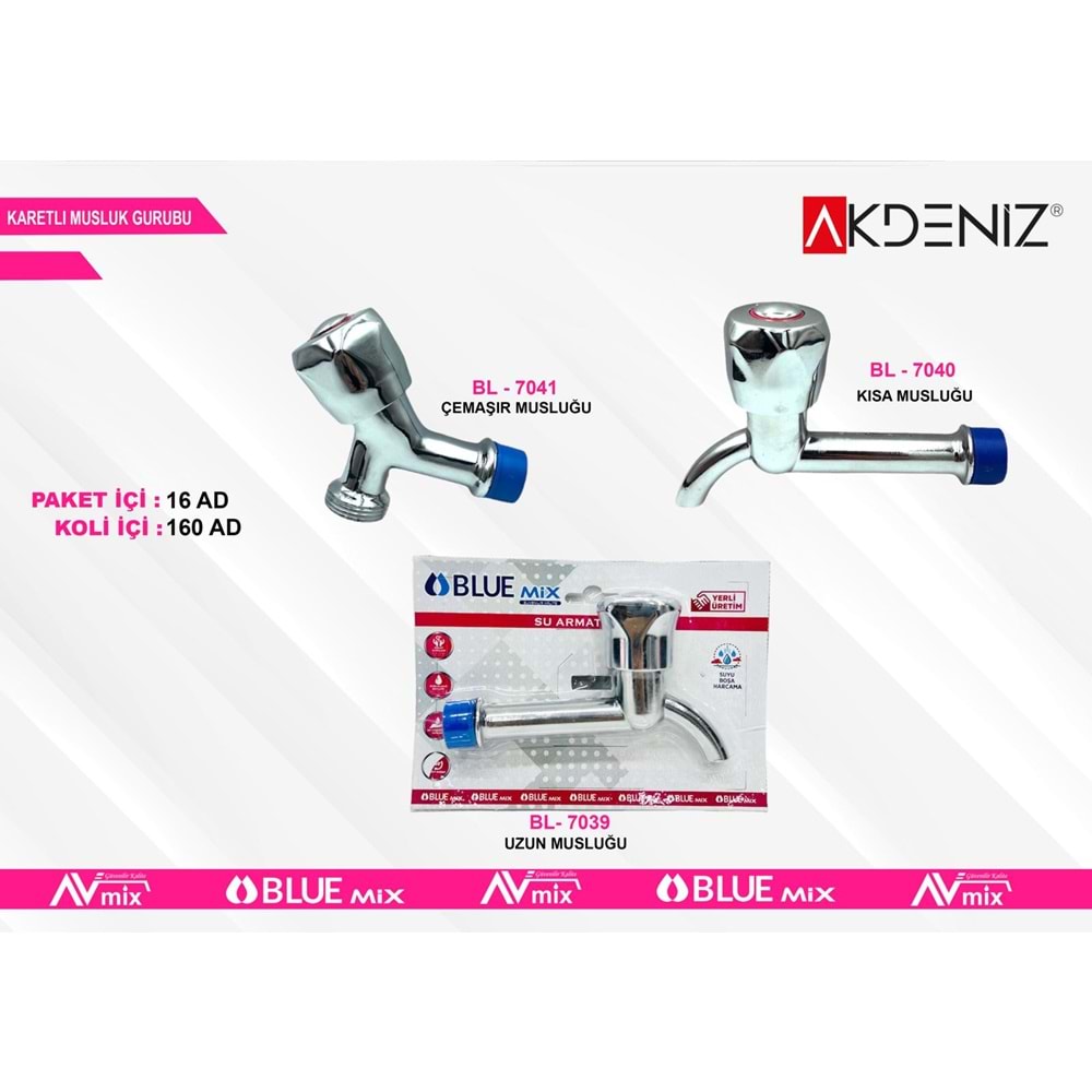 AKDENIZ CAMASIR MUSLUGU BL-7041