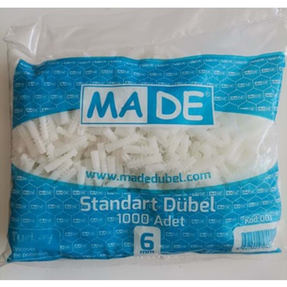 DUBEL 6 MM STANDART 1000 LI