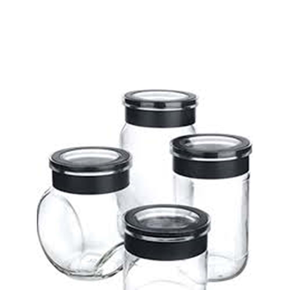 TITIZ KC-127 FOURLÝNES ÇÝFT DÝPLÝ KAVANOZ 500 ML