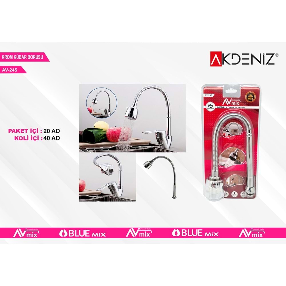 AKDENIZ METAL KUBAR BORUSU AV-245