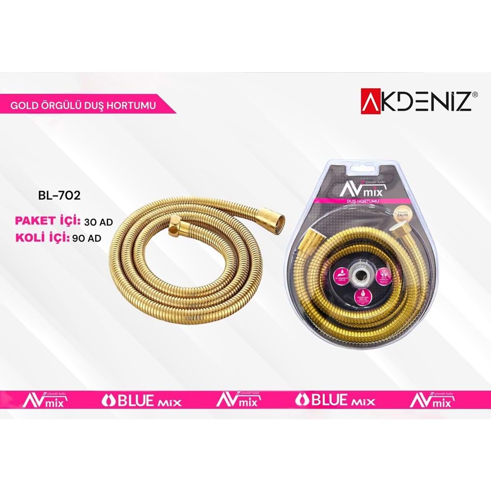 AKDENIZ AV-702 DUS HORTUMU GOLD AVMIX