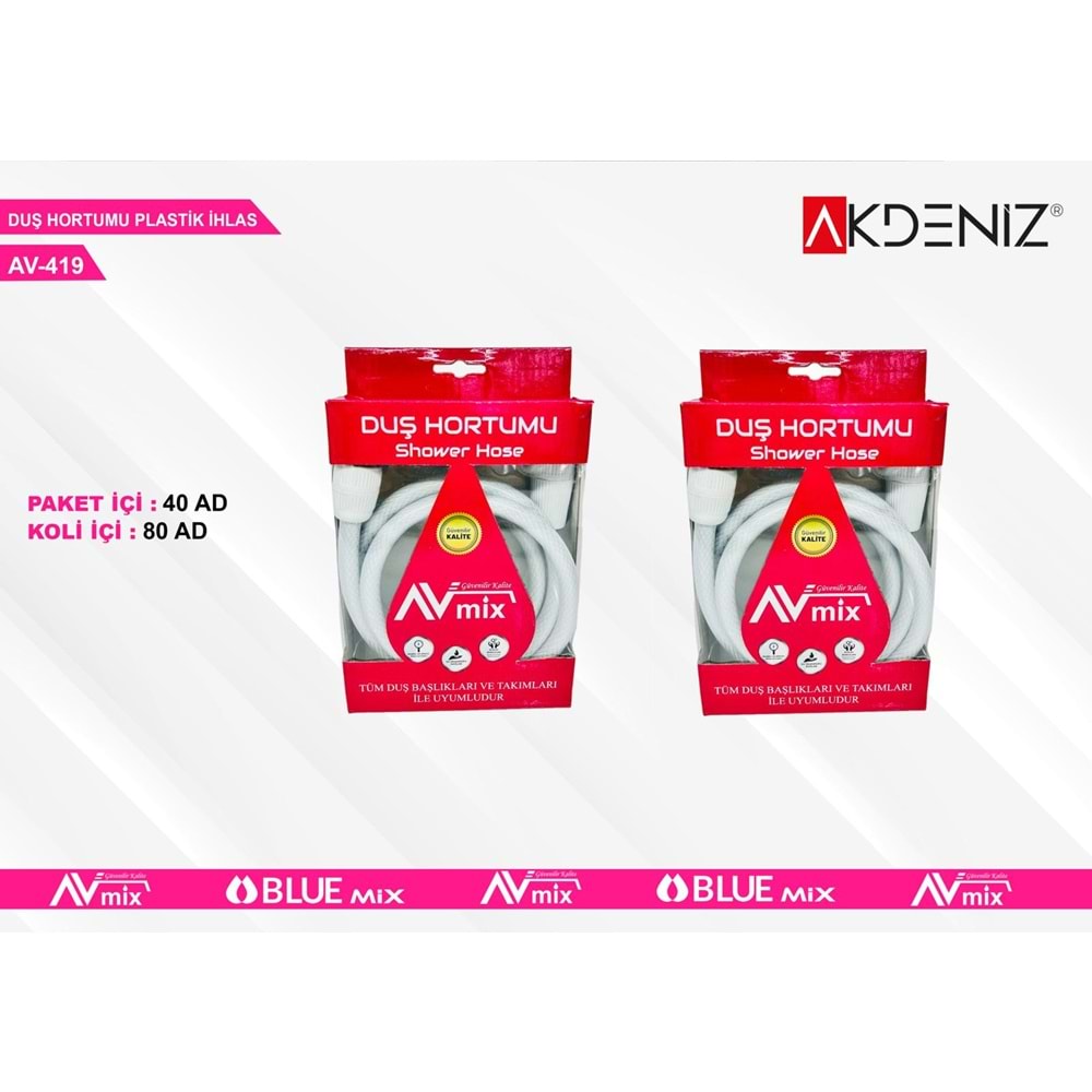 AKDENIZ AV-419 DUS HORTUMU PLASTIK