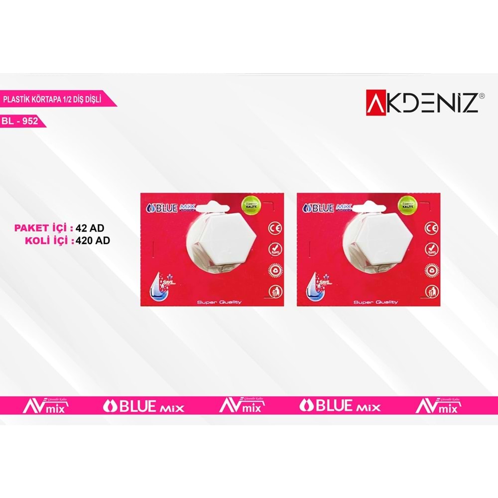 AKDENIZ BL-952 PLASTIK KOR TAPA