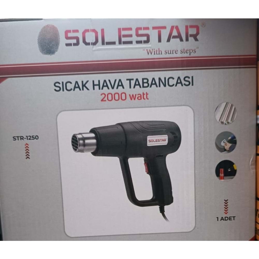 SOLESTAR STR-1250 SICAK HAVA TABANCASI 2000 WAT