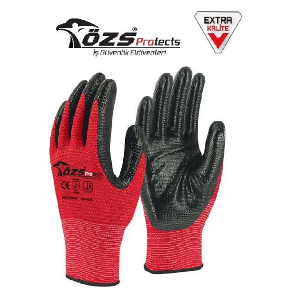 REAL OZS 8897/8898 ZEBRA KIRMIZI ISCI ELDIVENI