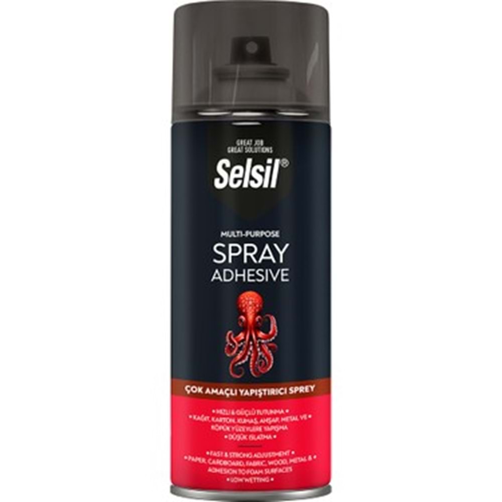 SELSIL COK AMACLI YAPISTIRICI SPREY 400 ML