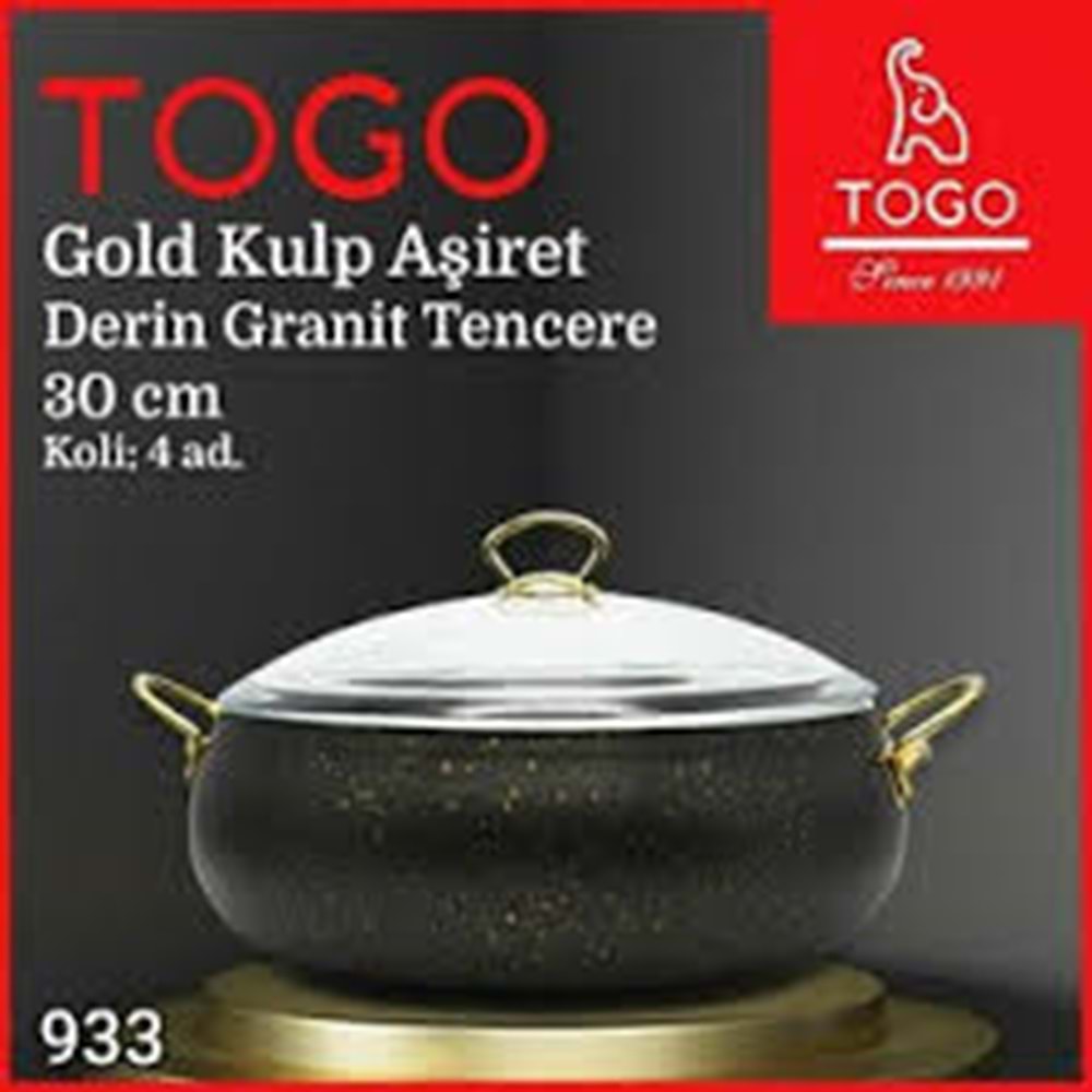 TOGO ELITA GOLD KULP ASIRET TENCERE 30 CM GRANIT