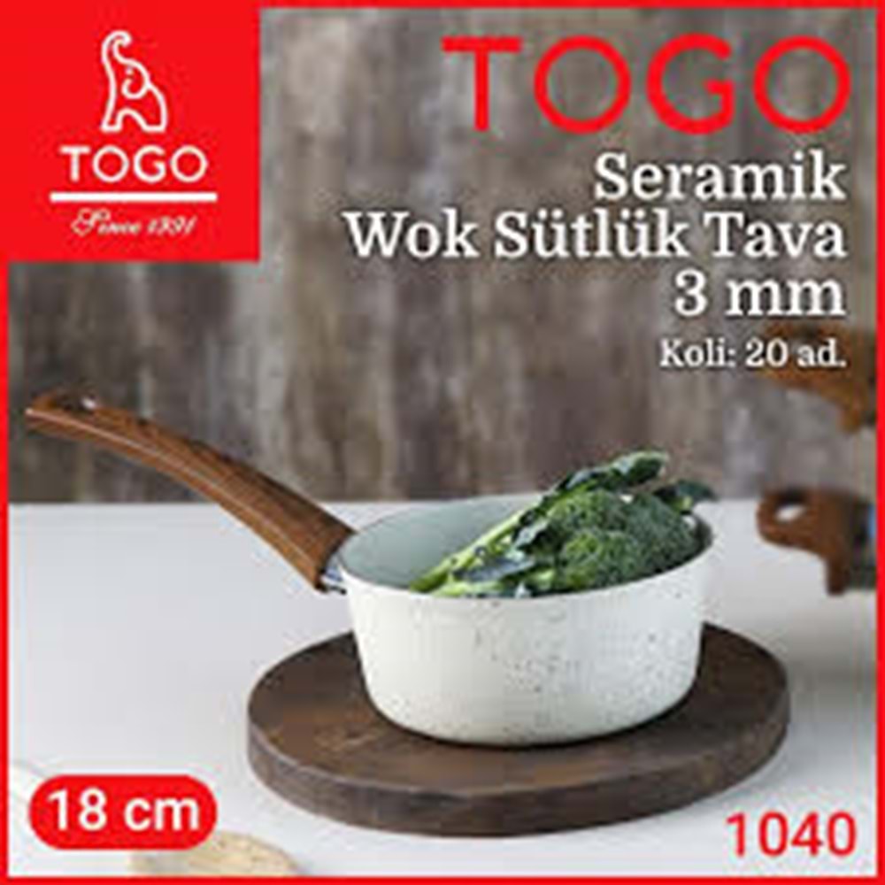 TOGO 1040 18 CM 3MM WOK SUTLUK