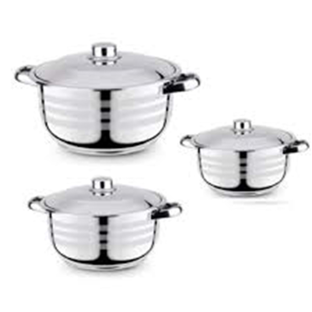 TOGO 430 MAXI TENCERE SETI 3 LU BORU KULP (20-22-24CM)