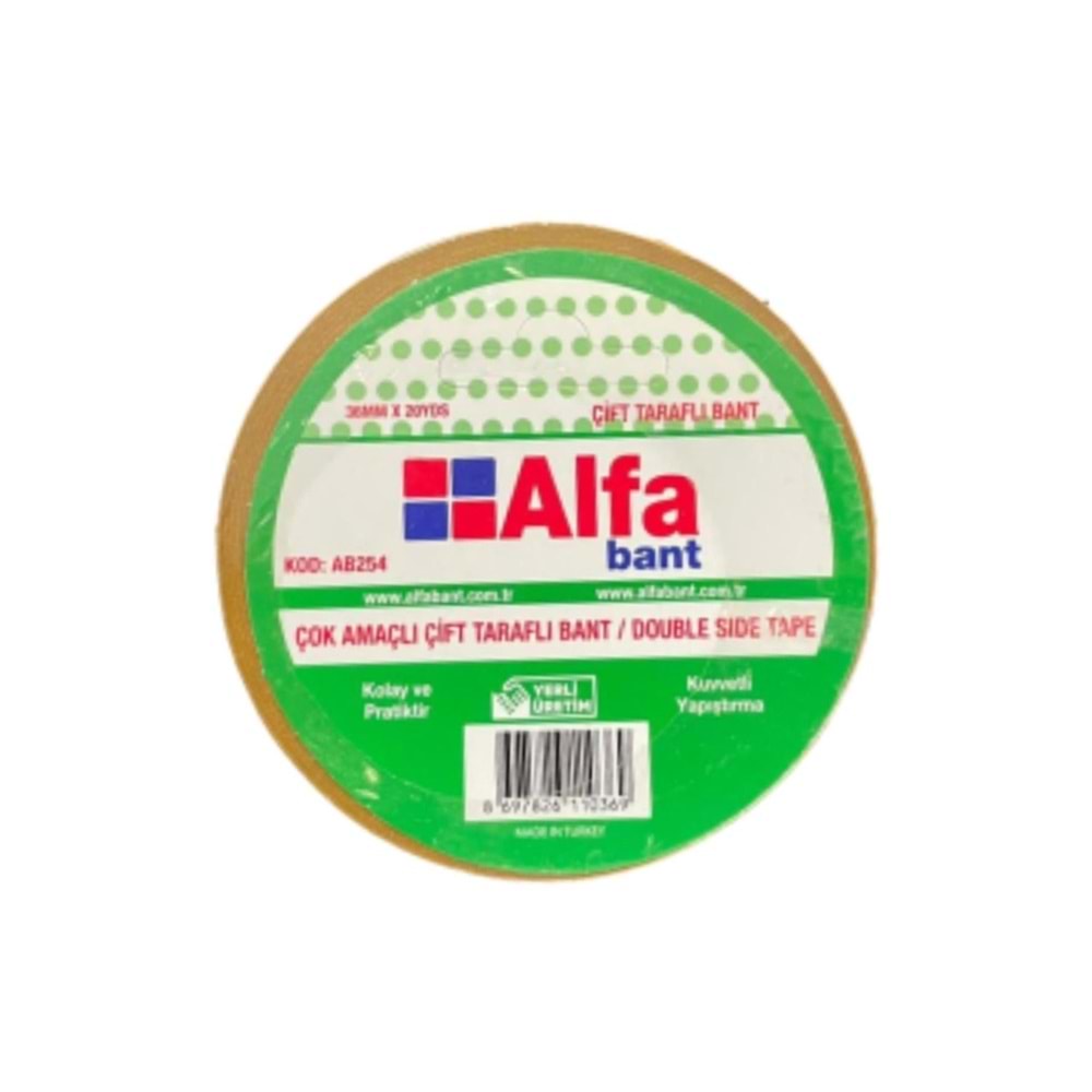 ALFA CIFT TARAFLI BANT AB254 36MMX20YRD