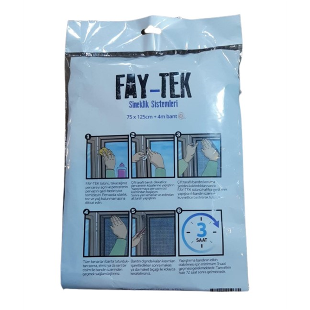 FAYTEK SINEKLIK TEK KANAT 75*125 (25)