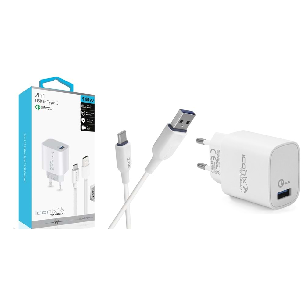 ICONIX CH004 18 WAT MICRO HIZLI SARJ SETI