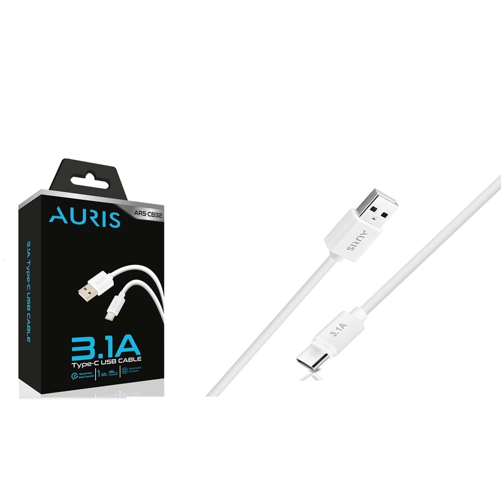 AURIS/FIRO FR-CB32 TYPE-C EKO KABLO 3,1 A