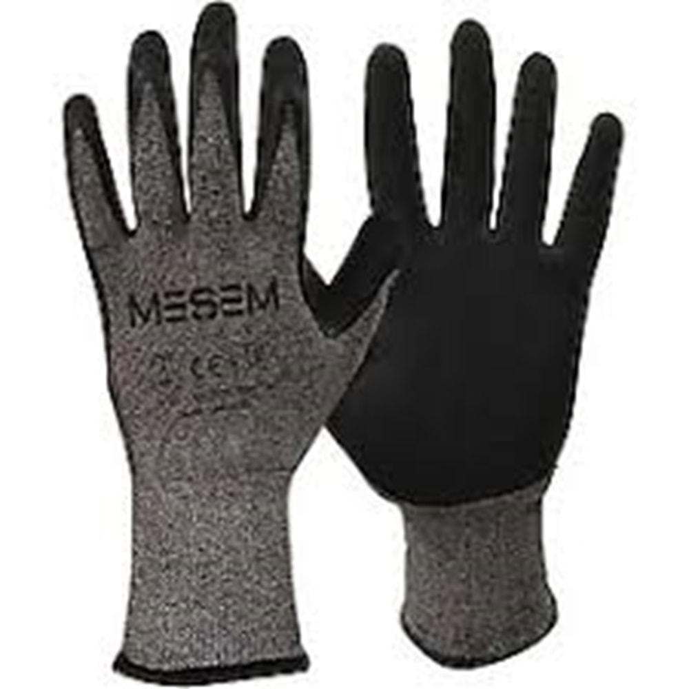 MESEM EL 270 SIYAH BENEKLI MONTAJ ISCI ELDIVENI