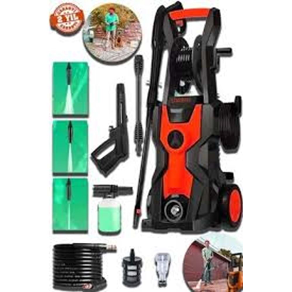 SOLESTAR STR-1853 YUKSEK BASINCLI YIKAMA MAKINESI 1800 W