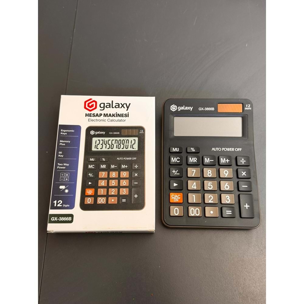 GALAXY GX-3866B HESAP MAKINESI