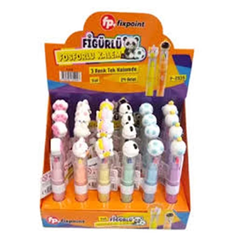 FIXPOINT P-2939 FIGURLU FORFORLU KALEM 3 RENK (24)