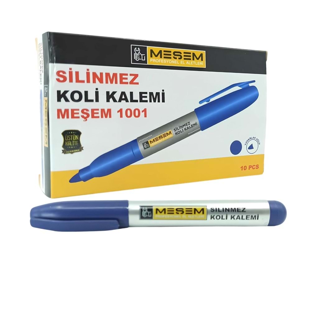 PARMANENT/MESEM 1000/2004 KOLI KALEMI SIYAH MAVI (10)