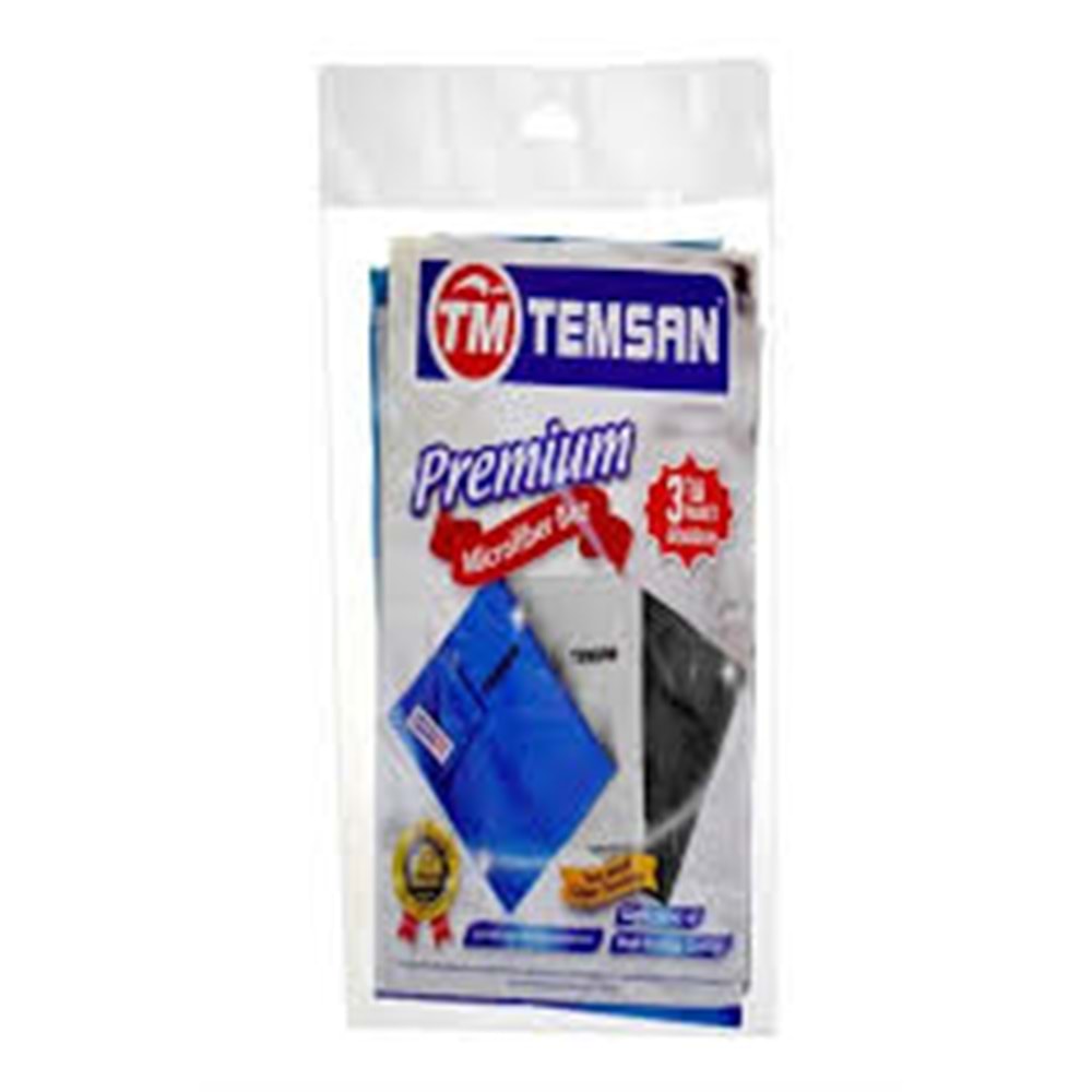 TEMSAN TM-058 PREMIUM TEMIZLIK BEZI 3 LU