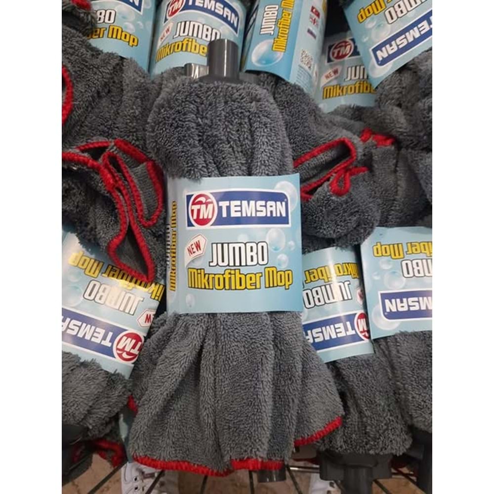 TEMSAN TM-072 JUMBO MIKROFIBER HAVLU MOP