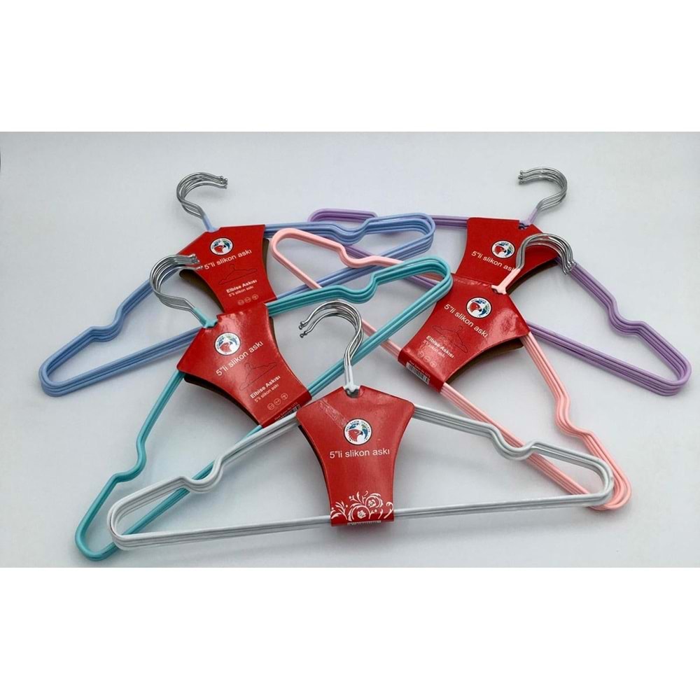 REAL SAHIN 1273 5 LI SILIKON ELBISE ASKISI