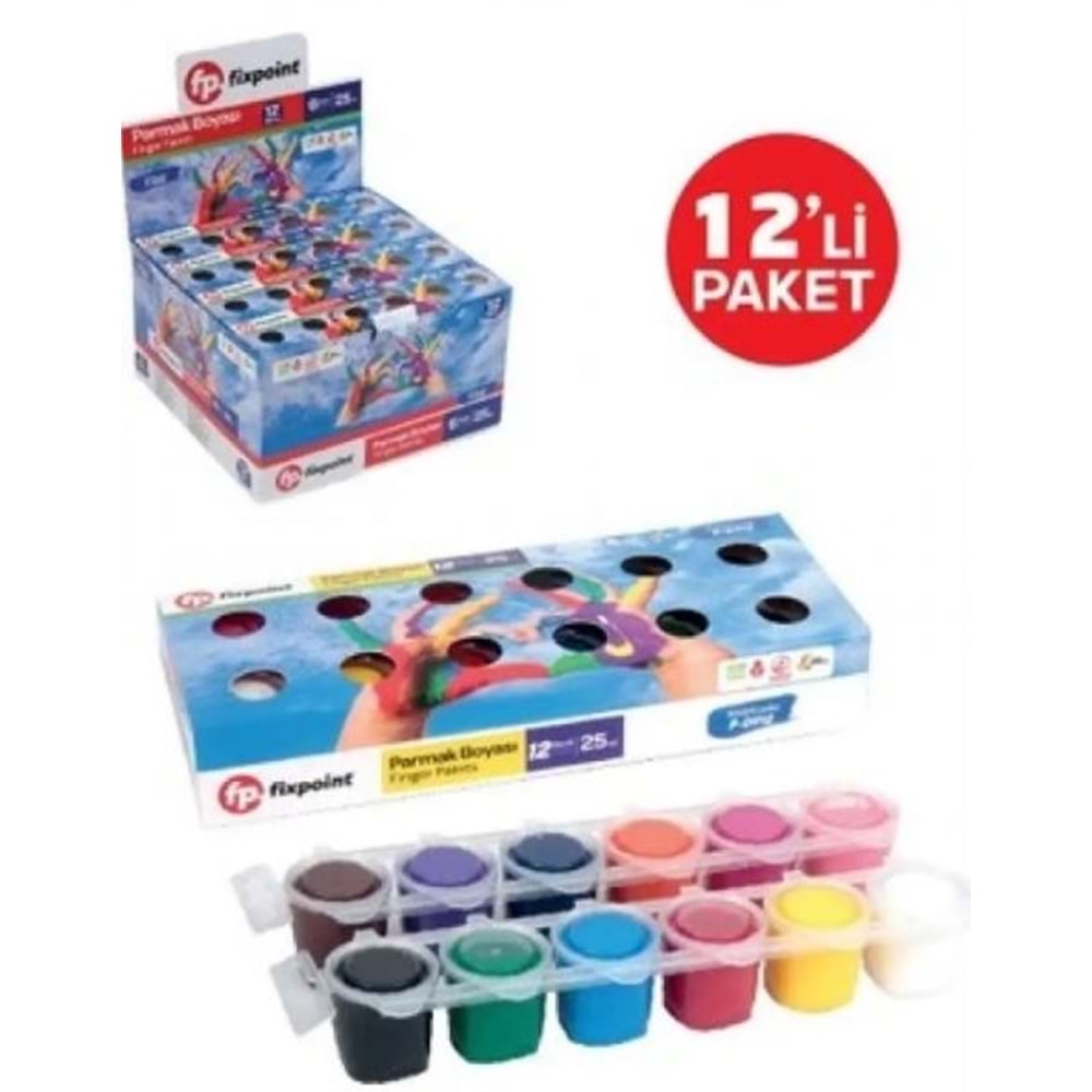 FIXPOINT P-0912 PARMAK BOYA 12 RENK (6)