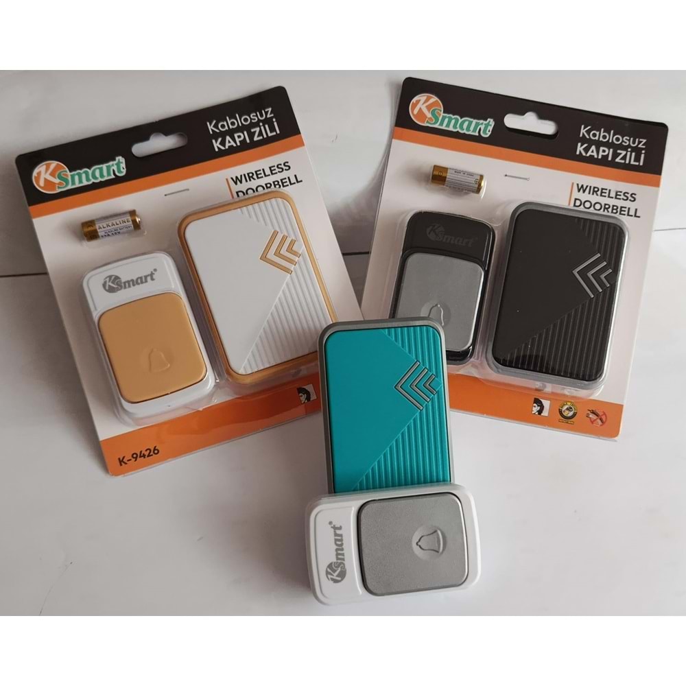 K SAMART K-9426 KABLOSUZ KAPI ZILI