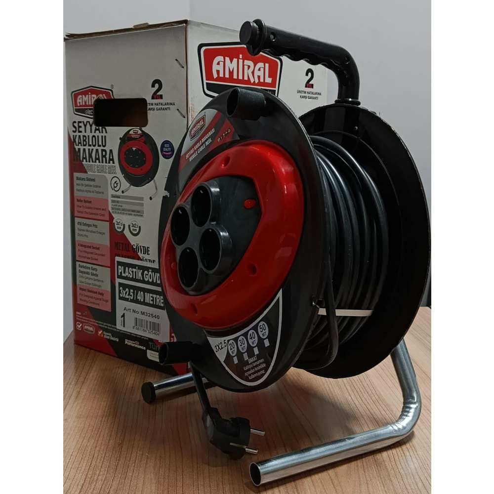AMIRAL M32540 40MT SEYYAR KABLOLU MAKARA