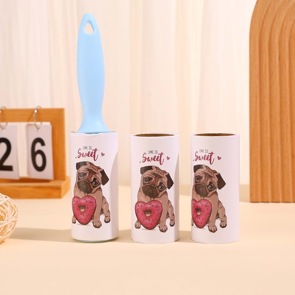 TOGO 5720 60 YAPRAKLI 3 LU KOPEK TUY TOPLAMA SETI