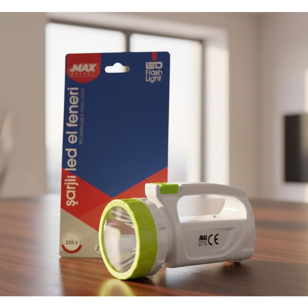 MAX ENERGY MAX-3160 SARJLI LED EL FENERI