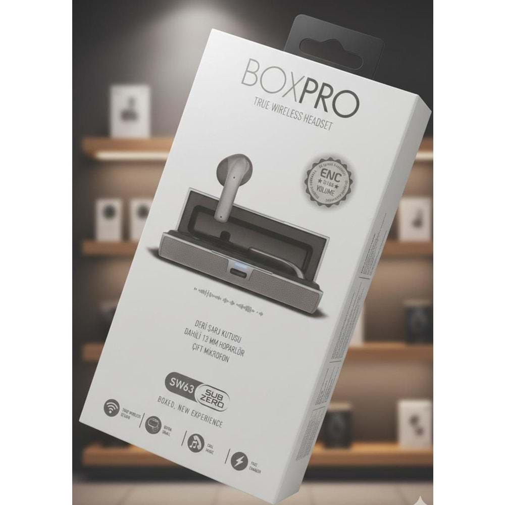 SUBZERO SW63 BLUETOOT KULAKLIK