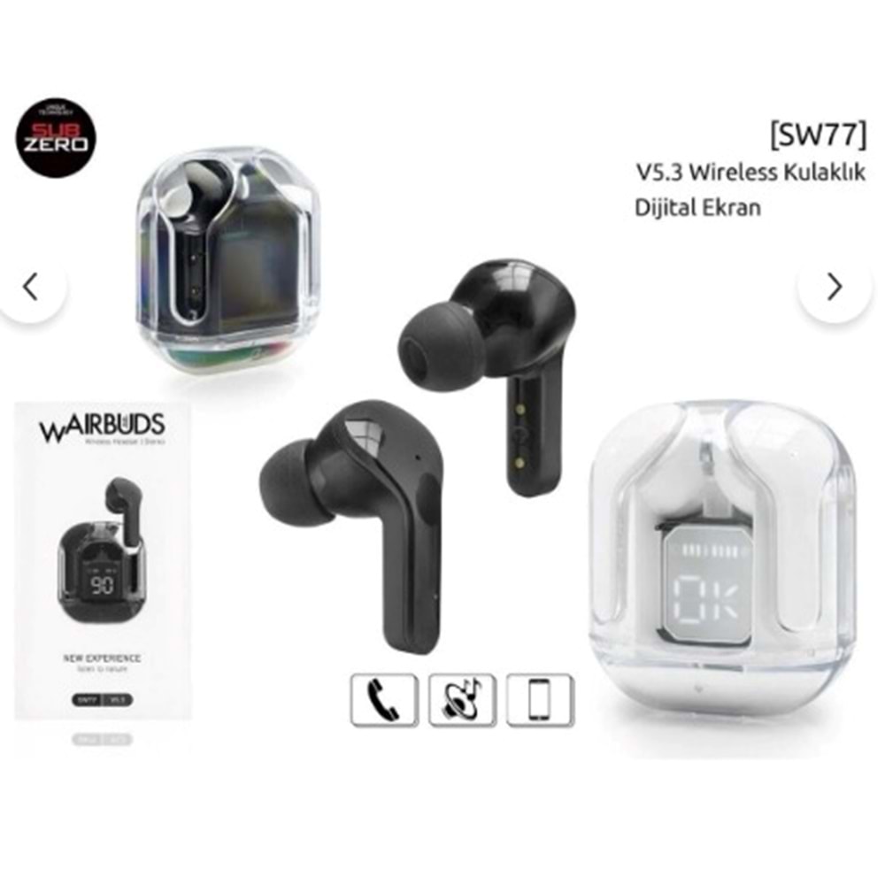 SUBZERO SW77 BLUETOOT KULAKLIK