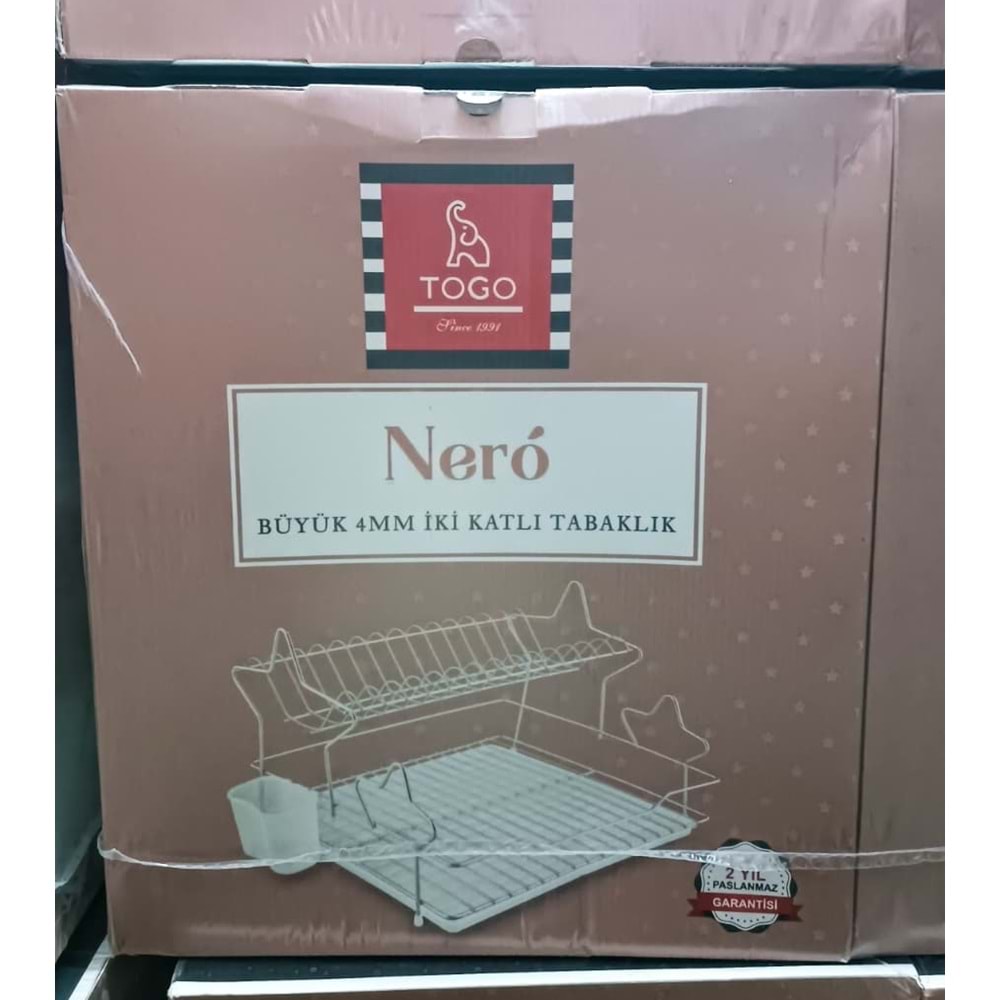 TOGO 20211 NERO BUYUK 4 MM 2 KATLI TABAKLIK (4)