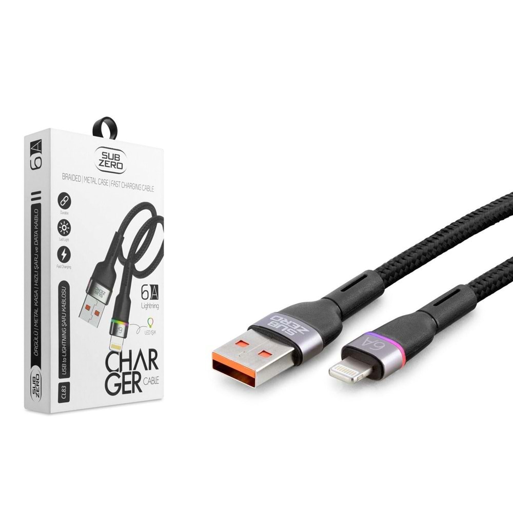 SUBZERO CL83 6 A IPHONE METAL KABLO