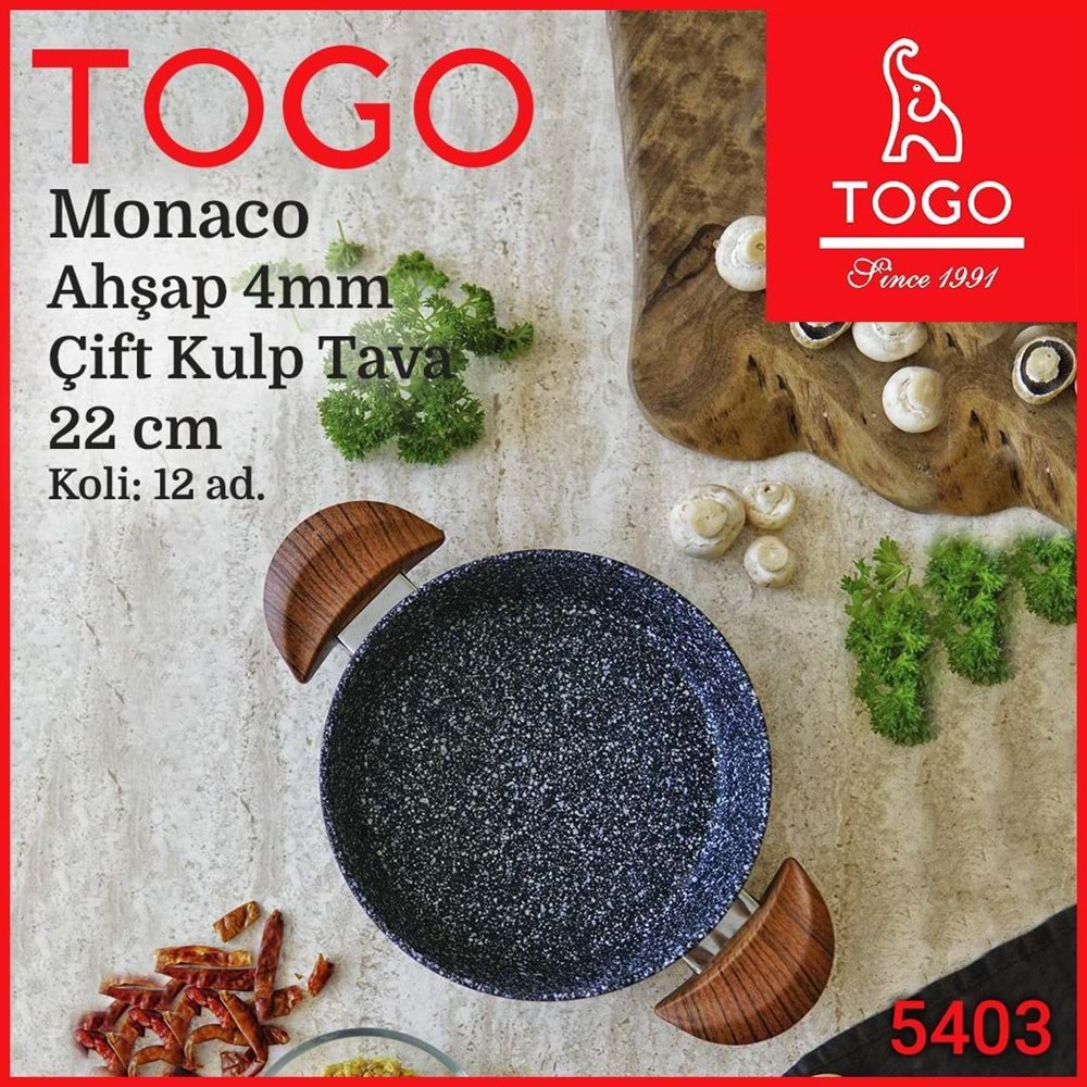 TOGO 5403 242 MONACO AHSAP 4 MM 22 CM CIFT KULP TAVA (12)