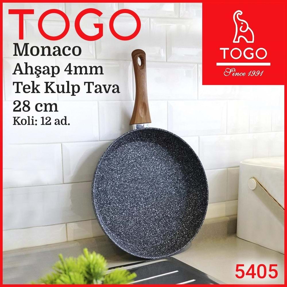 TOGO 5405 234 MONACO AHSAP 4 MM 28 CM TEK KULP TAVA (12)