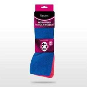 FLODEX MIKROFIBER TEMIZLIK BEZI 4 LU