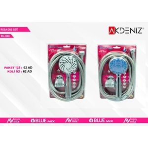 AKDENIZ BL-945 ROSA DUS SETI VAKUMLU