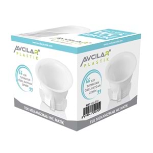 AVCILAR A-014 WC MATIK TEK KAPAKLI KUTULU (120)