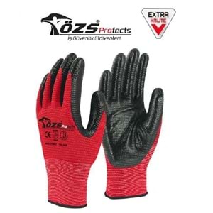 REAL OZS 8897/8898 ZEBRA KIRMIZI ISCI ELDIVENI