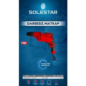 SOLESTAR STR-1907 DARBESIZ MATKAP 10MM-850 WATT