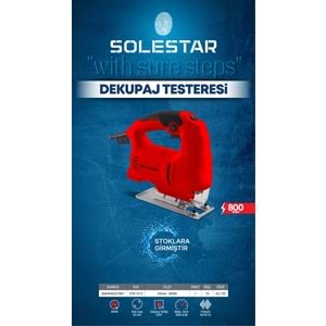 SOLESTAR STR-1912 DEKUPAJ TESTERESI 65MM-800WATT