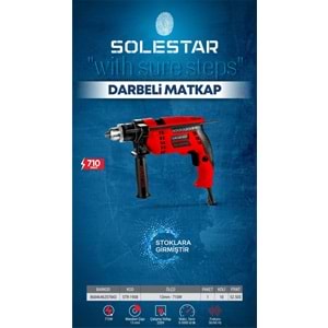 SOLESTAR STR-1908 DARBELI MATKAP 13MM-710WATT