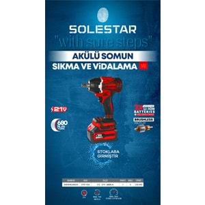 SOLESTAR STR-1926 AKULU SOMUN SOKME VIDALAMA 1/2 680NM