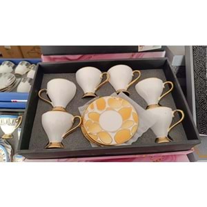 TOGO RENKLI KAHVE FINCAN SETI