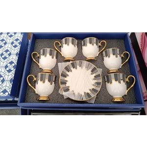 TOGO RENKLI KAHVE FINCAN SETI