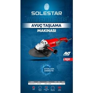 SOLESTAR STR-1949 AVUC TASLAMA MAKINESI 230MM 2600 WATT