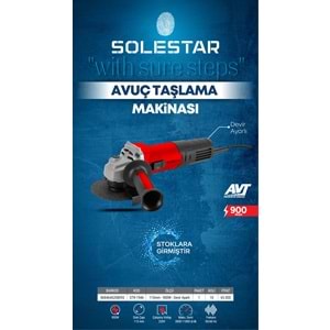 SOLESTAR STR-1946 AVUC TASLAMA MAKINESI MAKS.DEVIR AYAR. 115MM 900 WATT