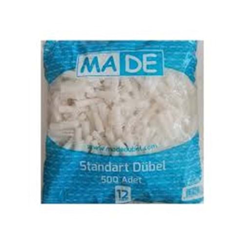 DUBEL 12 MM STANDART 500 LU