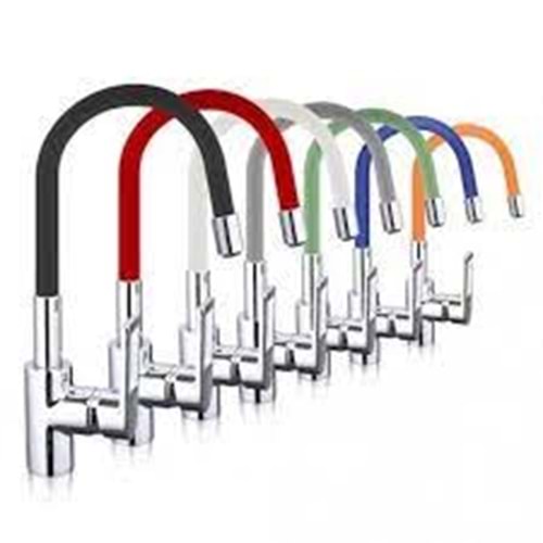 TUDOR RENKLI SILIKON KUBAR DOKME INCE BASLIK